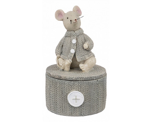Шкатулка декоративная Мышка 162-576