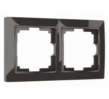 Рамка на 2 поста Werkel Snabb basic серо-коричневый W0022007