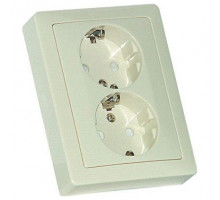 Розетка с заземлением Imex 1232L 1232L-S110