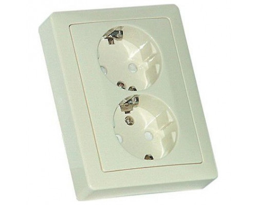 Розетка с заземлением Imex 1232L 1232L-S110