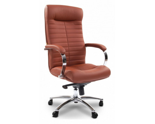 Кресло компьютерное Chairman 480 коричневый/хром, черный