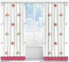 Портьера (150x270 см) 2 шт. Шиповник