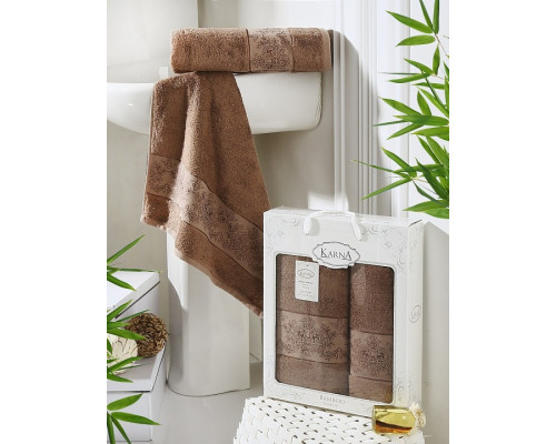 Набор из 2 полотенец для ванной PANDORA