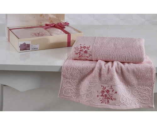 Набор из 2 полотенец для ванной VIOLA