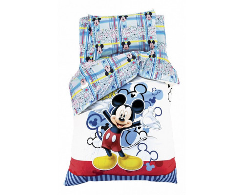 Постельное белье полутораспальное Микки Маус