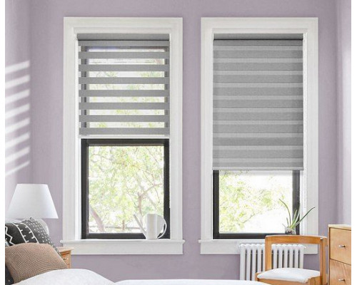 Штора рулонная (52х170 см) День-Ночь