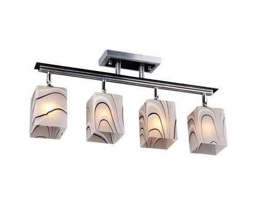 Люстра на штанге Eurosvet Leweis 3525/4 алюминий