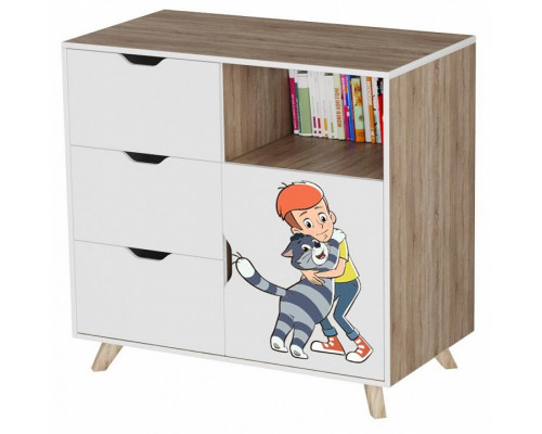 Тумба комбинированная Простоквашино Скандинавик