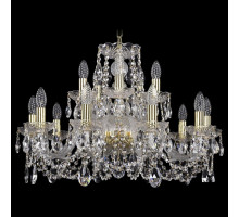 Подвесная люстра Bohemia Ivele Crystal 1402 1402/10+5/240/G