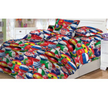 Постельное белье детское Красный футбол