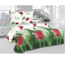 Постельное белье семейное Тюльпаны