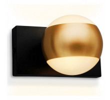Спот Ambrella Wall 16 FW571 SBK/GD черный песок/золото G9 max 40W 100*70*85