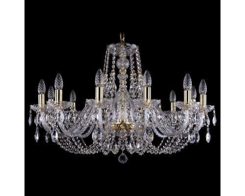 Подвесная люстра Bohemia Ivele Crystal 1406 1406/12/300/G