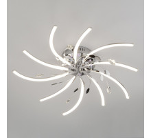 Потолочная люстра Eurosvet Windmill 90125/10 хром 97,5W