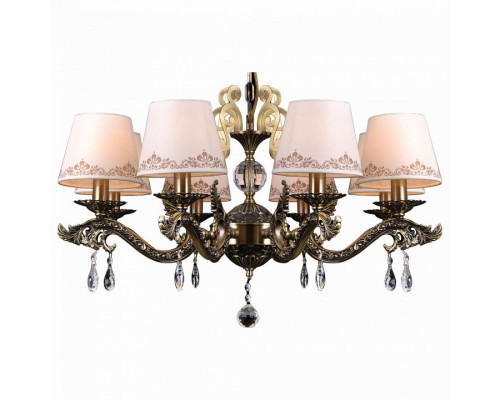 Подвесная люстра Natali Kovaltseva Calais Calais 70012-8C ANTIQUE