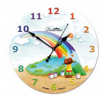Настенные часы (33x33x4 см) Радуга 01-044