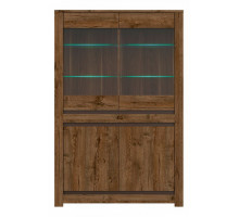 Шкаф-витрина Када с подсветкой REG2W2D