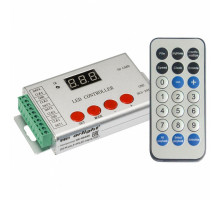 Контроллер-регулятор цвета RGBW с пультом ДУ Arlight HX-802S HX-802SE-2 (6144 pix, 5-24V, SD-карта, ПДУ)