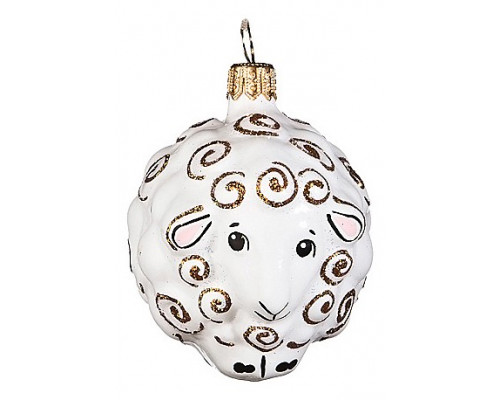 Елочная игрушка (6 см) Овечка 860-082