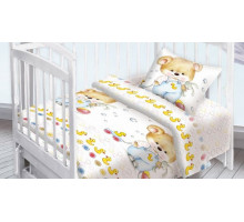 Постельное белье детское Мишка с уточкой