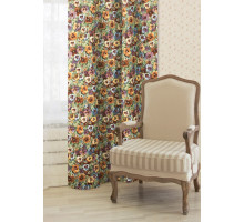 Портьера (100x250 см) 2 шт. Fleurs De Jardin