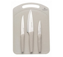 Набор разделочной доски с ножами (25x2.5x35 см) Organic v_0305.208