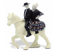 Статуэтка (14 см) Pareja a Caballo 763219
