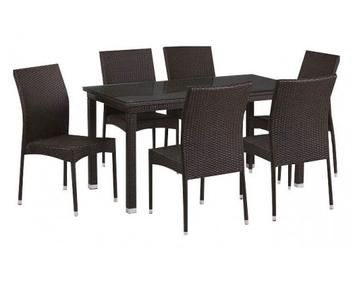 Набор уличный T256A/Y380A-W53 Brown 6Pcs