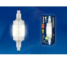 Лампа светодиодная Uniel LED-J78 R7s 6Вт 3000K LED-J78-6W/WW/R7s/CL PLZ06WH картон