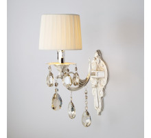 Бра Eurosvet Argenta 10098/1 серебро/тонированный хрусталь Strotskis