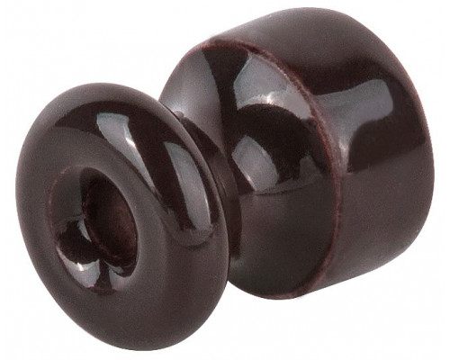 Комплект из 100 изоляторов керамических Werkel коричневый Ретро W6431414