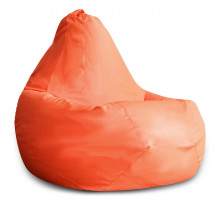 Кресло-мешок Оранжевая ЭкоКожа L