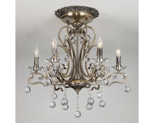 Люстра на штанге Eurosvet Ernin 12505/6 античная бронза Strotskis