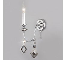 Бра Eurosvet Telao 10110/1 хром/дымчатый хрусталь Strotskis