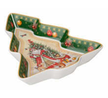 Блюдо (25x21x4 см) Дед Мороз 85-1755