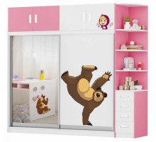 Шкаф-купе Маша и медведь Playtime