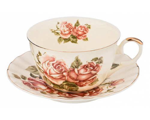 Чайная пара (250 мл) Роза 69-2220