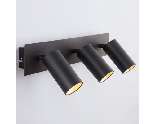 Спот Eurosvet Fleur 20066/3 LED черный/золото