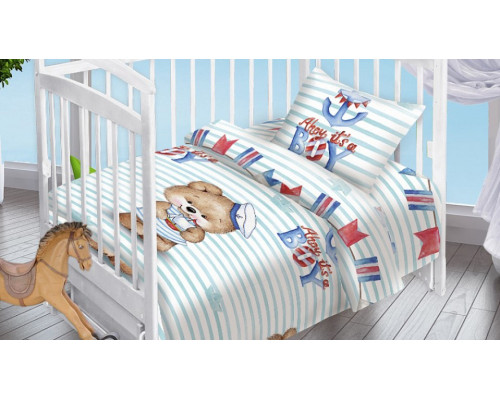 Постельное белье детское Мишка-Морячок