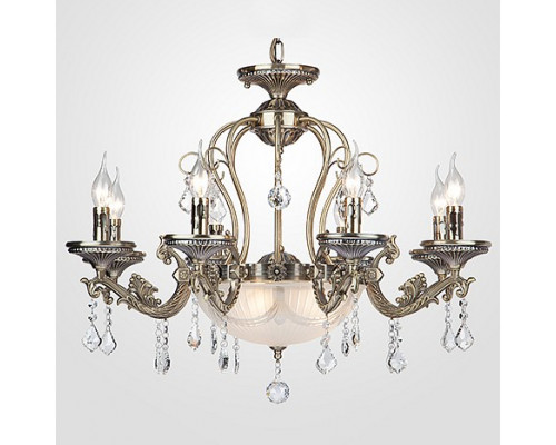 Подвесная люстра Eurosvet Venezuela 22585/8+3 античная бронза