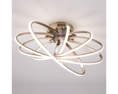 Потолочная люстра Eurosvet Evia 90100/5 сатин-никель 95W