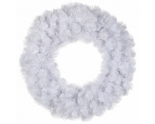Венки хвойные [60 см] Исландская белоснежный 73851