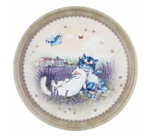 Поднос (33x2.1 см) Синие коты 898-023